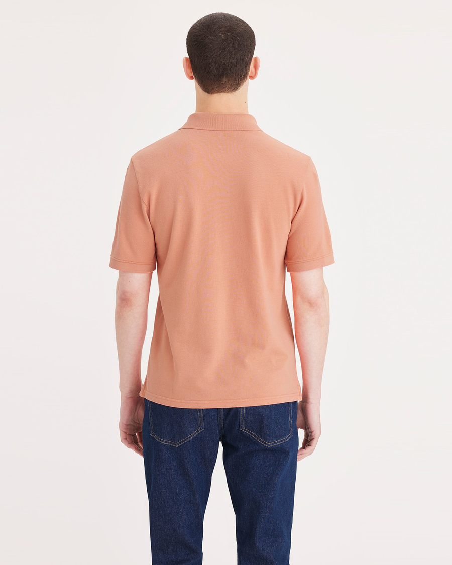 (image for) Unique Flavor Rib Collar Polo, Slim Fit